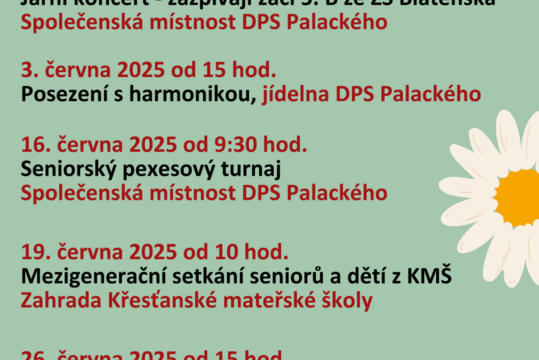 Akce na červen 2025