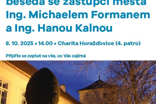 Máte slovo - beseda se zástupci města