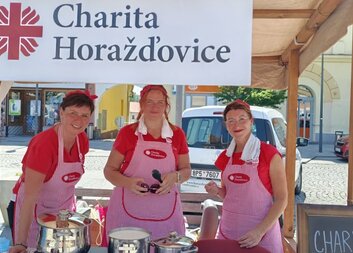 Charita Horažďovice na Slavnostech Kaše