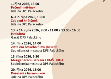 Akce v říjnu 2026